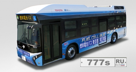 Авто: Тойота разработала автобус-генератор на топливных ячейках