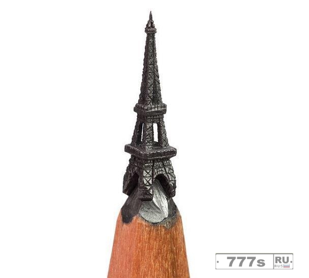 Русский художник создает скульптуры на кончике карандаша.