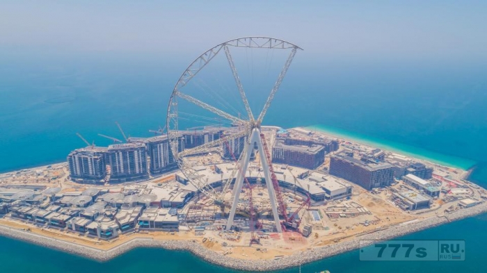 Удивительные фото колеса обозрения в Дубай, высота которого будет 210 метров.
