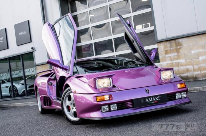 Фиолетовый Lamborghini Diablo из музыкального видеоклипа Jay Kay&apos;s Cosmic Girl продаётся за &#163; 550 000