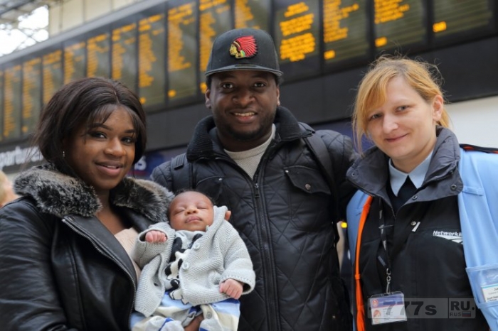 Это первый ребенок в истории, который родился на лондонской станции Ватерлоо