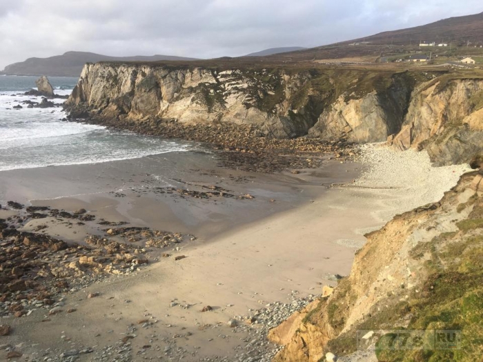 Ирландский пляж, который смыло штормом 12 лет назад возродился за одну ночь.