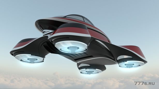 Это летающая машина будущего?  Удивительные кадры концепции 1920-х годов вдохновили «Hover Coupe»