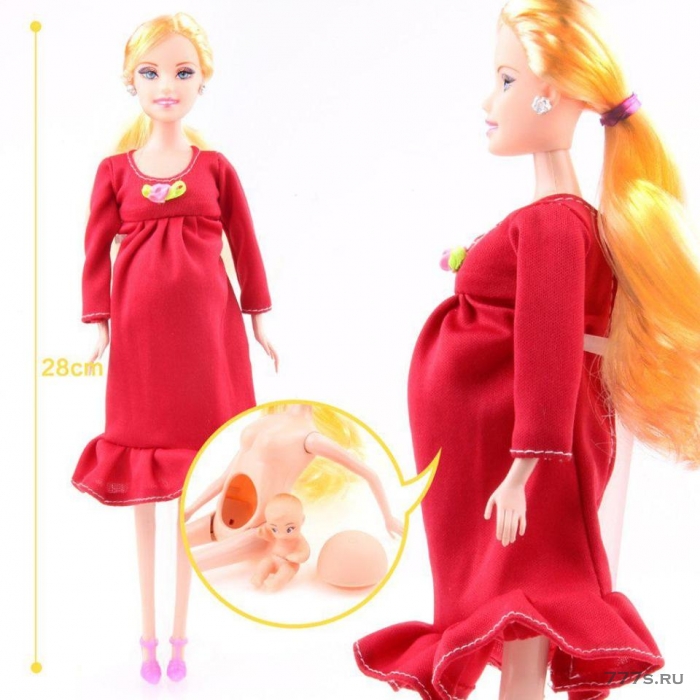 Беременная Барби, которая продается вместе с ребенком, вытаскиваемого из её живота, разделила родителей