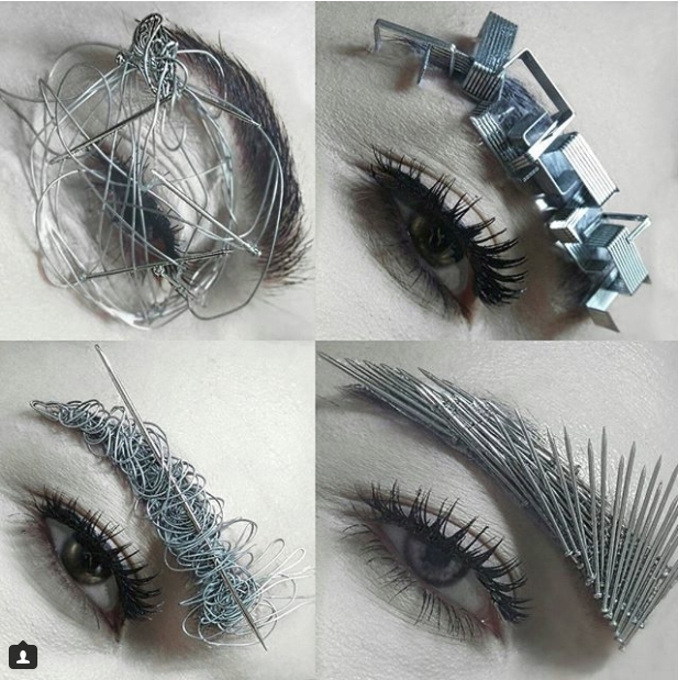 Металлические брови - это новейшая тенденция красоты в Инстаграм