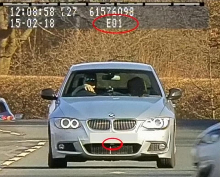 Водитель BMW, использовавший лазерное устройство, чтобы блокировать полицейские камеры, отправлен в тюрьму на три месяца