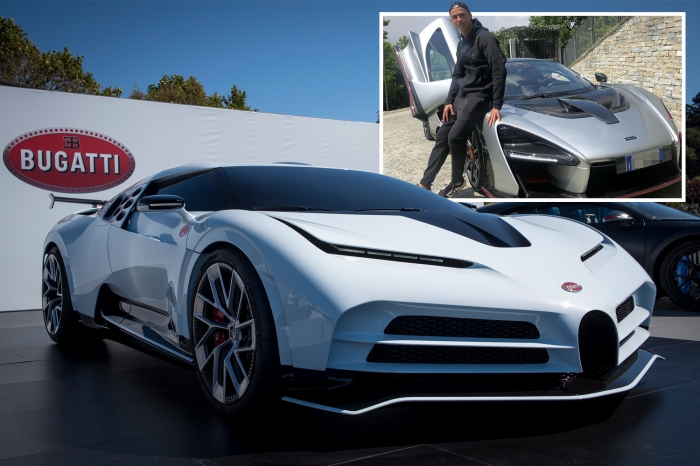 Криштиану Роналду потратил £ 8,5 млн на Bugatti Centodieci из лимитированной серии. Их всего 10 штук было сделано