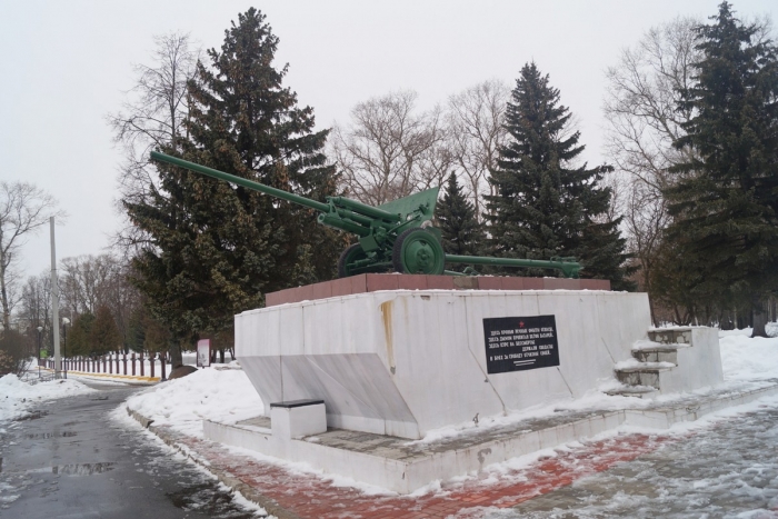 Пушку на мушку: ржевский памятник отправили на реставрацию 