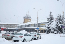 На  Кубани прошёл сильный снегопад — видео